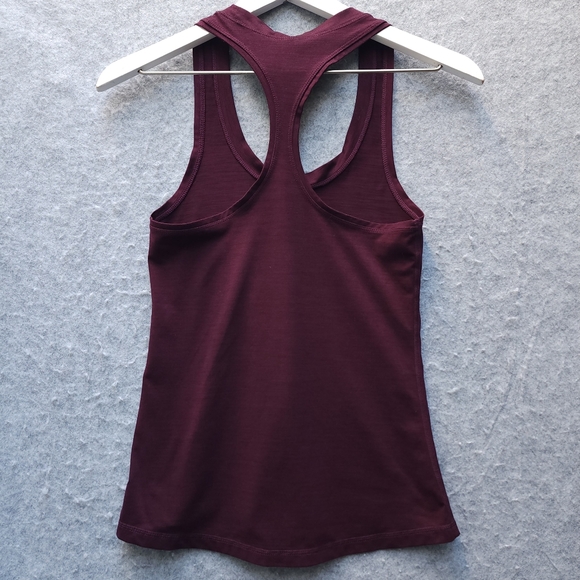 Vuori Lux Performance Racerback Tank Top Cerise Heather - Picture 4 of 7